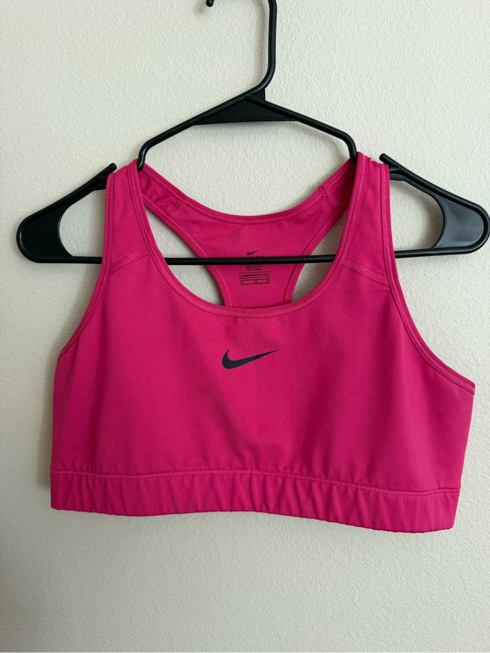 Nike Hot Pink Racerback Dri-FIT Sports Bra